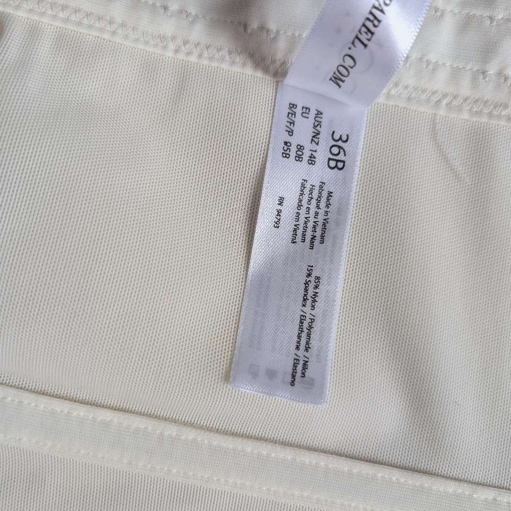 Dominique bone colored lightly lined underwire corset size 36B NWT - Picture 8 of 9